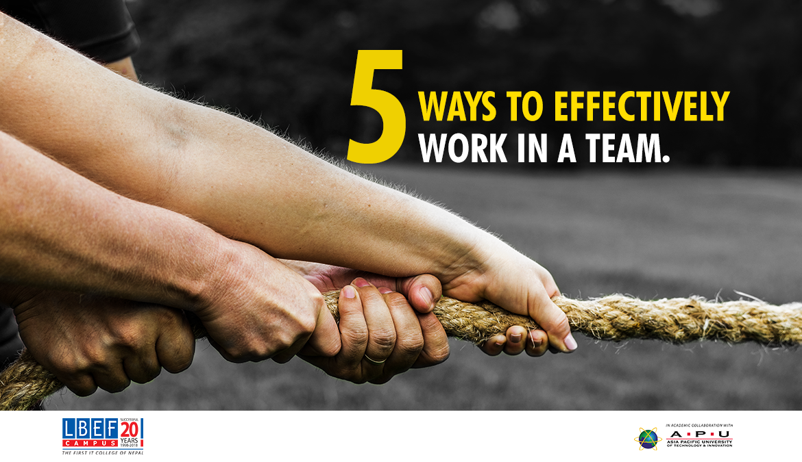 Work in a team